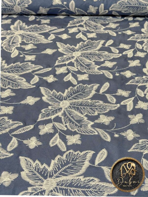 Chambray Azul Bordado Código 1008